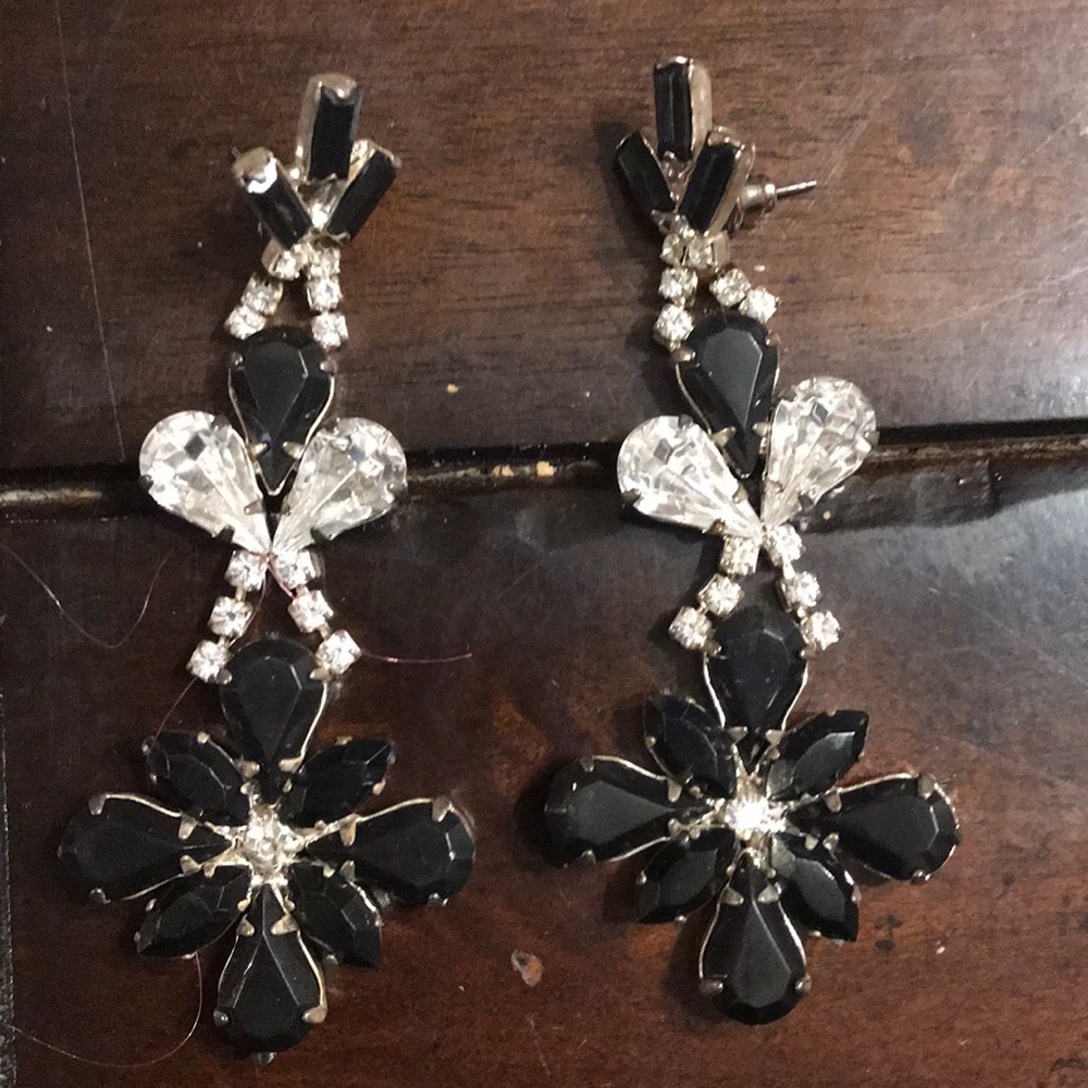 Various Rhinestone earrings - Picture 5 of 5
